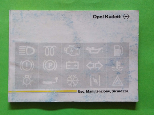Opel kadett libretto - libretto, uso