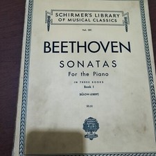 Beethoven spartiti pianoforte - Sonate, Bagatelle, Variazioni ed. Schirmer's