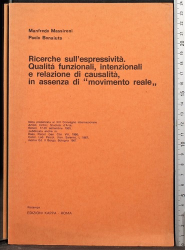 Ricerche espressività - ricerche, su