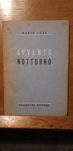 Mario luzi avvento notturno - mario,