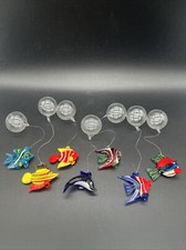 Set Of 7 Hand Blown Art Glass