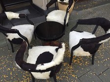 1 di 4 sedie vintage design in