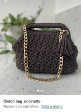 Borsa uncinetto fatta a mano
