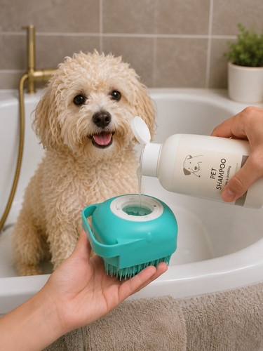 Spazzola shampoo silicone per - spazzola,