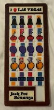 I ❤️ Las Vegas JACKPOT BONANZA Handheld Game Analog Slot Machine 1984 Vintage