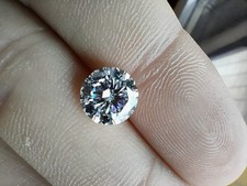 Diamante Moissanite da 2 ct colore D chiarezza VVS1 certificato autenticità GRA