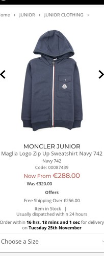Moncler cardigan ragazzo 168