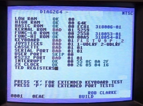 Commodore diag plus 116 - diag, plus/4