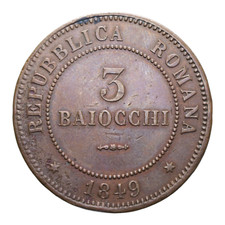 3 BAIOCCHI 1849 BOLOGNA