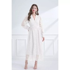 Vestito Bianco Elegante In