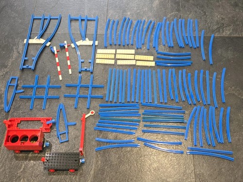 Lego vintage pista treno blu - lego,