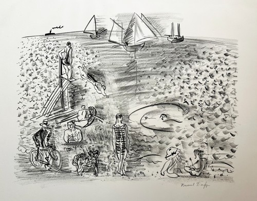 Raoul dufy le plongeoir - -,
