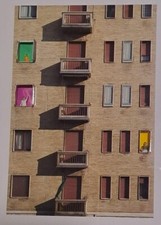 Riccardo GUSMAROLI  olio e TM su cartoncino Spettacolare (piccolo gioiello)