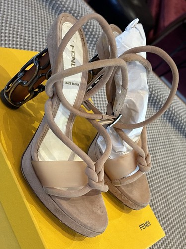 Scarpa fendi sandolo camoscio - sandolo,