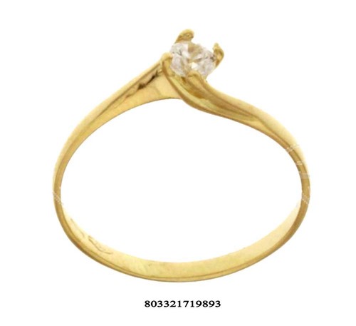 Anello oro giallo - 18, kt