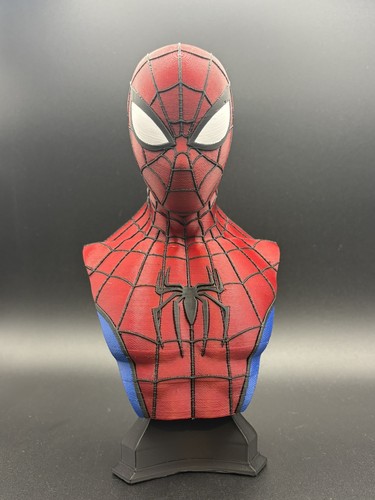 Busto spiderman marvel - spiderman, dc