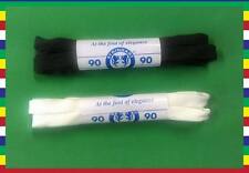 Lacci scarpe stringhe da 90 cm. piatti sneakers adidas puma nike neri bianchi