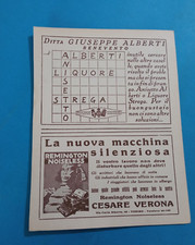 PUBBLICITA 1935 MACCHINA PER