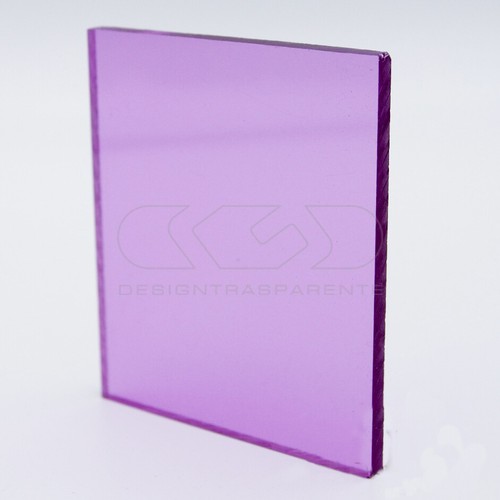 Plexiglass colorato lilla rosa