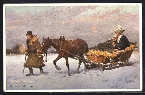 Cartolina angelo custode - cartolina,
