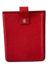 PORTA TABLET IN PELLE ROSSA