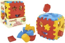 Cubo Delle Forme Con 12 Formine Gioco Giocattolo Bambini sar