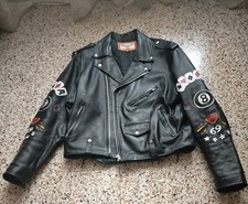 giacca pelle moto uomo pari al