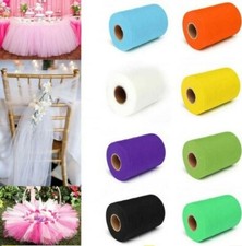 Rotolo Bobina Velo di TULLE per Decorazioni matrimonio feste 12,5CM x 50M offert