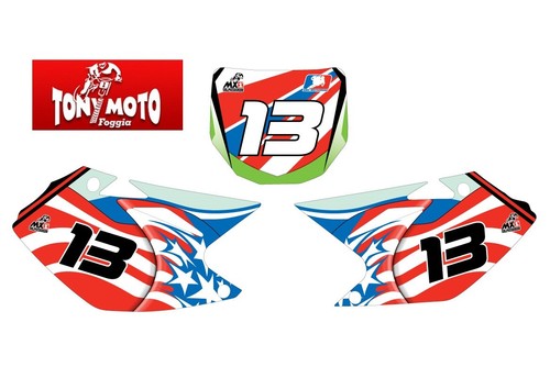 Kit grafiche adesivi monster - kit,
