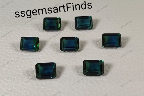 Pietra zaffiro teal ottagono