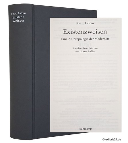 Bruno latour existenzweisen - bruno, latour: