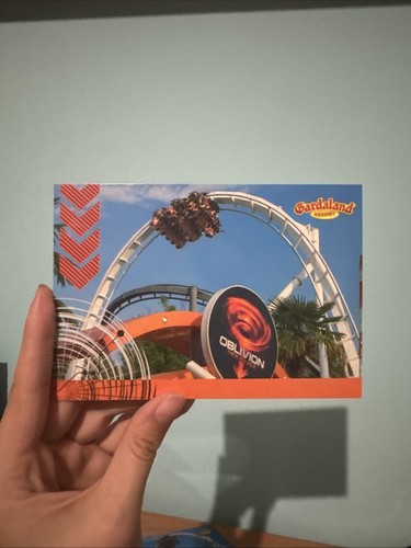 Cartolina gardaland oblivion - gardaland,