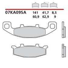 BREMBO KIT PASTIGLIE FRENO