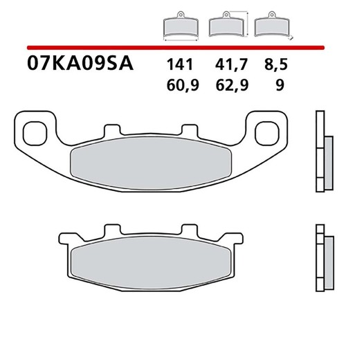 Brembo kit pastiglie - kit, freno