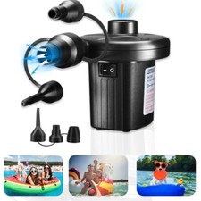 Pompa Gonfiatore Materassino Gonfiabile Aria Letto Campeggio Mare Mini Batterie