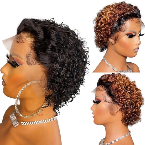 Parrucche ricce corte bob