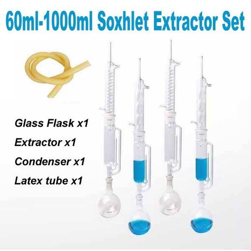 Kit estrattore soxhlet vetro - estrattore,