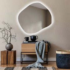 Specchio bagno asimmetrico