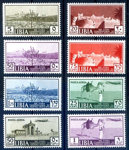 Libia 1939 xiii fiera di - libia,