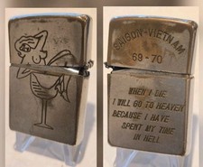 Accendino Zippo 1969-70 Guerra