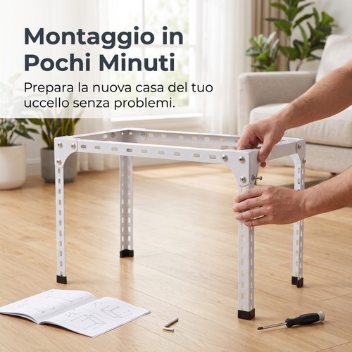 Supporto gabbia uccelli - uccelli, in