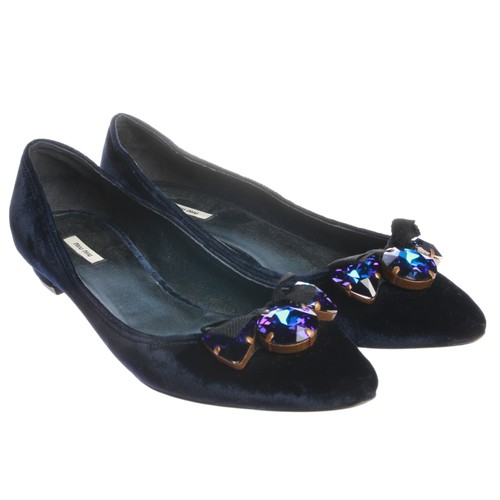 Ballerine miu blu euro - miu, 37