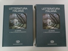 LETTERATURA ITALIANA LE OPERE