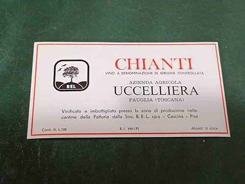 Etichetta vino chianti - vino,