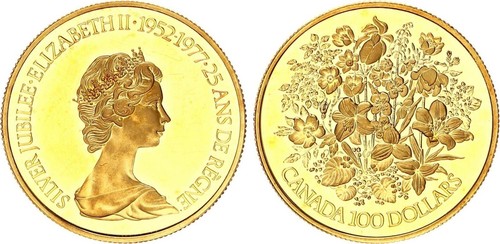 Kanada 100 dollari oro - oro, 1977
