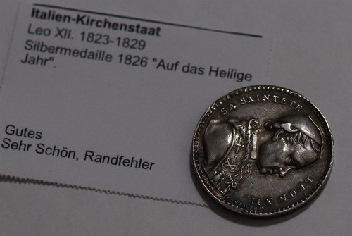 Medaglia argento leo xii - in,