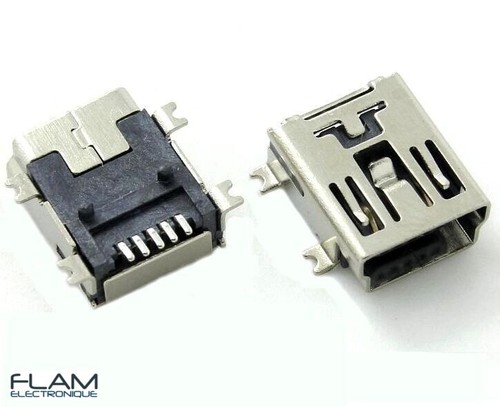 Connecteur souder mini usb - mini,