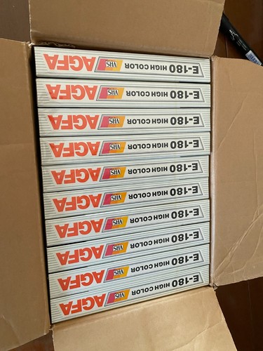 Vendo cassette vhs agfa - vendo, 10