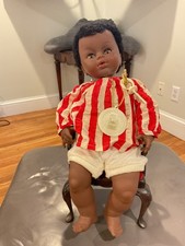 Rara bambola afroamericana CICCIOBELLO SEBINO Angelo Negro 1978 made in Italy