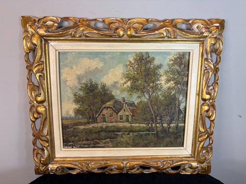 Paesaggio dipinto olio - , artista